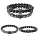 thumbnail image 4 of Jumpingount con cuentas Aniversario Brazalete elástico Ajustable Hombres Joyería Presente Type6 NO6, 4 of 6