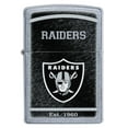 thumbnail image 2 of Zippo NFL Las Vegas Raiders Street Chrome Pocket Lighter, 2 of 6