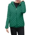thumbnail image 5 of HAiming Quilted Jackets for Women Fleece Lined Long Sleeve Padded Coats Winter Casual Loose Warm Outwear with Pockets, 5 of 6