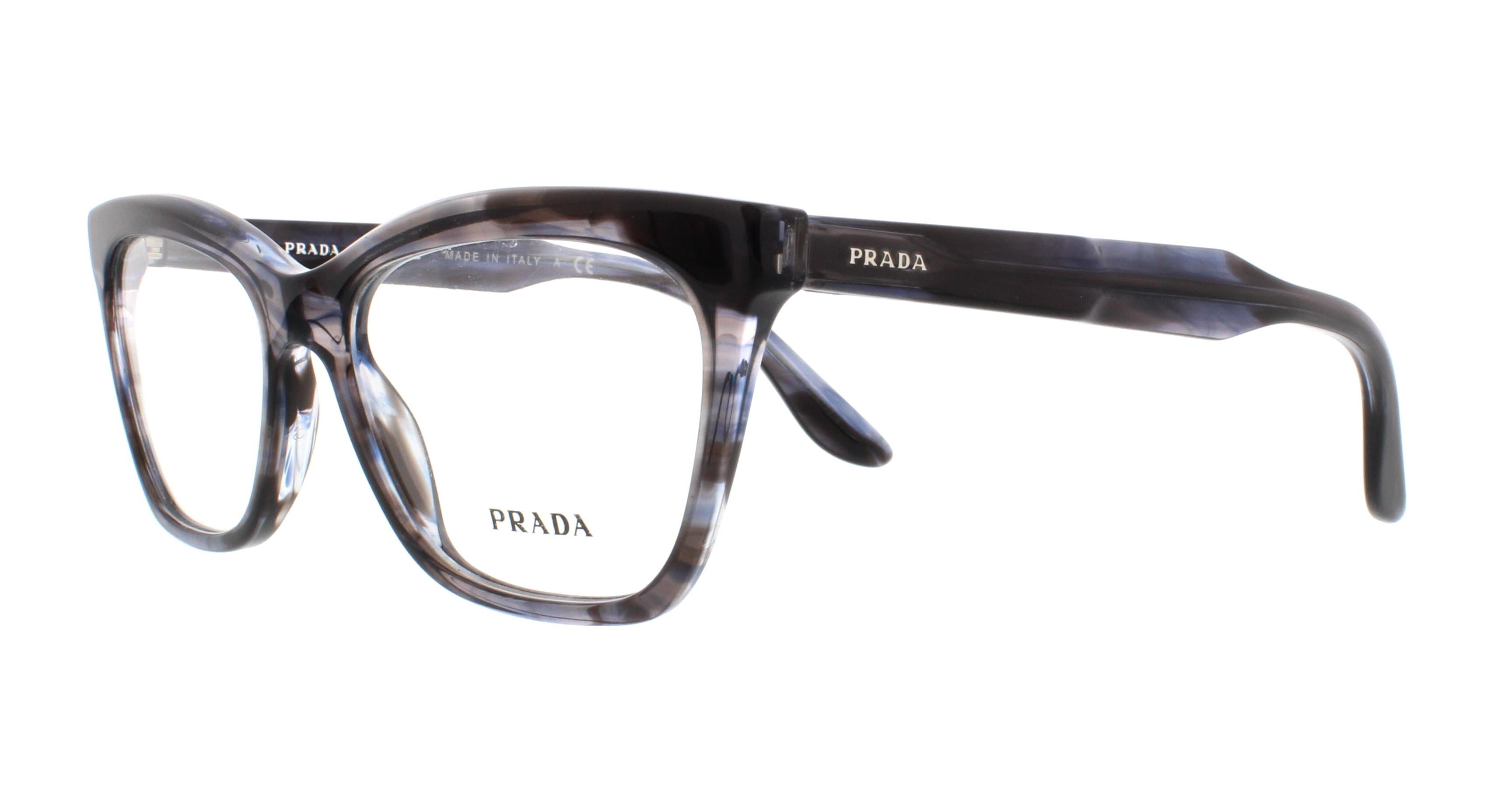 PRADA Eyeglasses PR24SV UEQ1O1 Striped Violet 53MM - Walmart.com