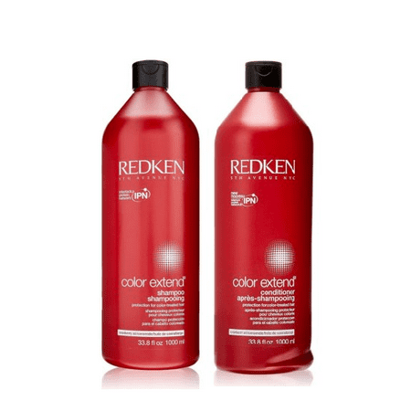 Redken Color Extend Shampoo & Conditioner Liter Duo, 33.8 Fl
