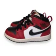 thumbnail image 2 of Ni - ke Air Jordan 1 Mid PS 'Chicago Black Toe' Basketball 640734-069 Toddler 11C, 2 of 5