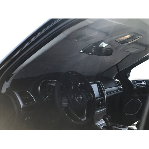 HeatShield , le Pare-Soleil Original pour Pare-Brise, Adapté sur Mesure pour Jeep Grand Cherokee SUV avec Capteur Série Argent 2011-2021