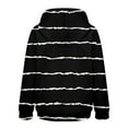 thumbnail image 5 of Bovemsi Sweatshirt for Women Oversized Hoodies Striped Plus Size Sweatshirts Long Sleeve Pullover Fall Clothes With Pocket Comfort Hoodie, 5 of 9