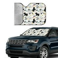 thumbnail image 4 of Bingfone Funny Puppy Car Windshield Sun Shade Protector Keep Your Vehicle Cool Sun Shield Visor Cover Foldable for Car Truck SUV-Small, 4 of 8