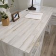 thumbnail image 4 of Sauder Dakota Pass L-Desk, White Plank, 427566, 4 of 9