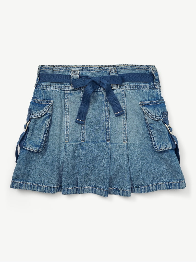 Justice Girls Denim Skirt, XS - XLP - Walmart.com