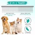 thumbnail image 6 of 5-in-1 Professional Dog Grooming Scissors Set – Stainless Steel Pet Thinning Shears & Safety Round Tip Trimming Kit for Home Salon Care, 6 of 7