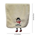 thumbnail image 4 of Xuniizn Christmas Kitchen Towels, Merry Christmas Hand Towels for Bathroom, Green Christmas Dish Towels, Corals Fleece Embroidered Christmas Towels Kitchen Snowman Decorations, 30"x14", 4 of 7