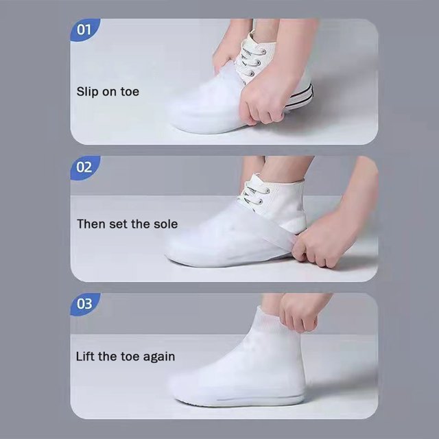 Cubierta Del Zapato Cubierta impermeable para zapatos Calzado de silicona plegable para Rainy Snowy (Tan XL) Likrtyny Para Estrenar
