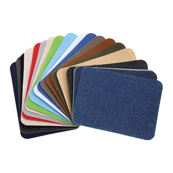 HOT 19PCS Iron on Patches for Clothing Repair, Jean Outside, Sew Jeans Kits