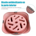 thumbnail image 3 of Plato para Perro Ewtto Verde Antideslizante y Ecológico, Diseño Divertido, Alimentación Lenta, 2 Pie, 3 of 9
