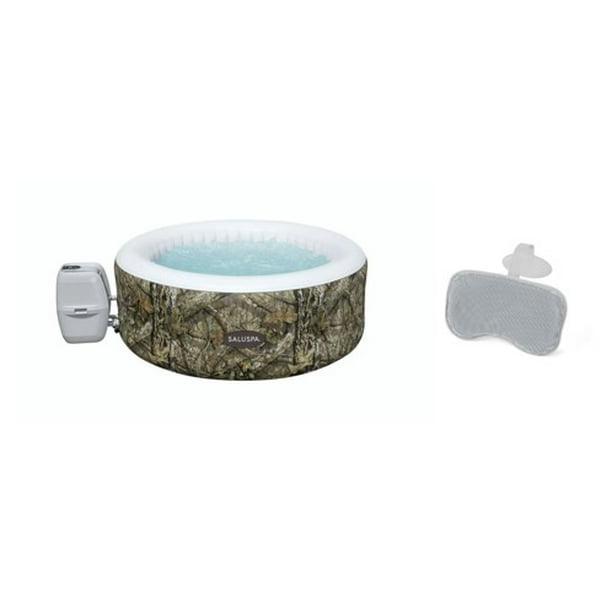 SaluSpa Mossy Oak Air Jet Spa & SaluSpa 2 Pack Pillows