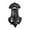Black, variant on Renovators Supply Door Knockers for Front Door 7.5" Black Cast Iron Traditional Door Knocker w/Screws