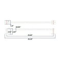 thumbnail image 3 of Design House Karsen Wall Mounted 24" Towel Bar, Polished Chrome, 3 of 13