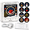 B, variant on Christmas Magnetic Music Player with 9 NFC Mini Records, 256MB Custom MP3 Audio Player for Refrigerator, Personalized Voice Message Music Box with USB Cable, Holiday Gift