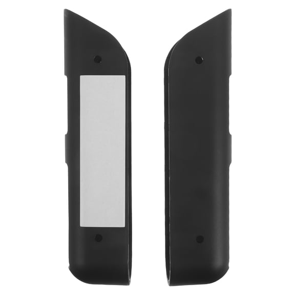 Uonlytech 2-Pack Black Acrylic Bathroom Scale Wall Mount Brackets for Space-Saving Weight Scale Storage