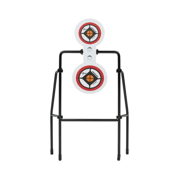 Ez Aim AR500 Spinner Target, Large Frame, White, Steel, Shooting Practice Targets, 4" Target
