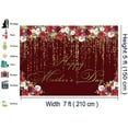 thumbnail image 5 of 40*50in Happy Mother's Day Photography Background Red Golden Flower Photo Backdrops for Women Queen's Day Party Decoration Studio Props Banner, 5 of 7