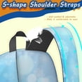 thumbnail image 5 of 17 Inch Lightweight Backpack,PVC Waterproof Oxford Fabric, Ergonomically Designed, with Large Capacity, Frozen Aesthetic Pattern, 5 of 5