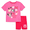 Minnie Mouse Pink Cheer, variant on Minnie Mouse Toddler Girls Graphic Tee and Bike Shorts Set, 2-Piece, Sizes 12M-5T