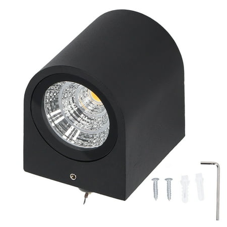 

2024 5W LED Wall Light Cylindrical Aluminum Case Lighting Lamp for Corridor Porch Aisle 85265V 6000K White Light
