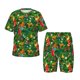 thumbnail image 1 of Balery Cute Christmas Stocking Bear Conjunto de Pijama Infantil de Manga Corta con Estampado – Ropa de Dormir de Algodón Suave-Large, 1 of 6