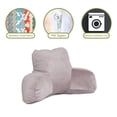 thumbnail image 3 of Majestic Home Goods Decorative Steel Micro-velvet Reading Pillow, 3 of 5