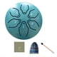 thumbnail image 1 of Tambor de Lengua de Acero para Exteriores de 3 Pulgadas y 6 Tonos, Instrumento de Tambor de Lluvia, Mini Tambor de Mano, Baqueta , Verde Oscuro, 1 of 5