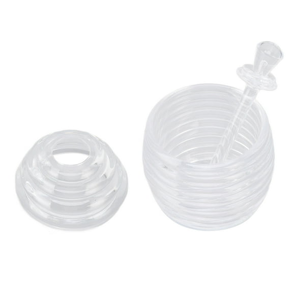 Transparent Honey Pot,  Bee Shape Honey Pot  For Office
