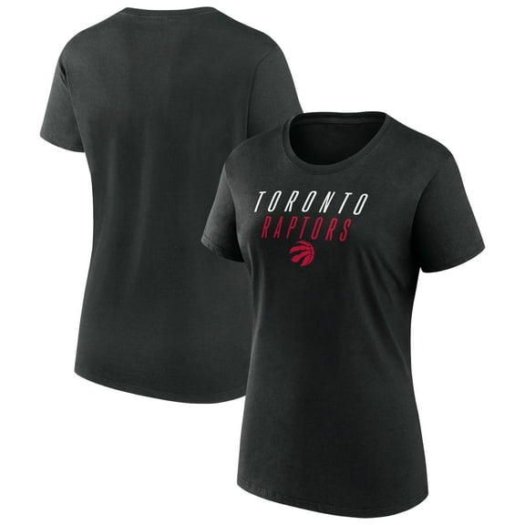 Women's-Fanatics Black Toronto Raptors T-Shirt