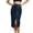 Dark Blue, variant on Zynoxe Womens Plus Size Jean Skirts Trendy High Waist Hidden Side Split Under Button Placket Bodycon Skirts Stretch Washed Midi Skirts Dark Blue XS