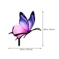 thumbnail image 2 of icolorfuled 1Pack Acrylic Butterfly Shape Yard Signs for Outdoor Ornament Use, 2 of 7