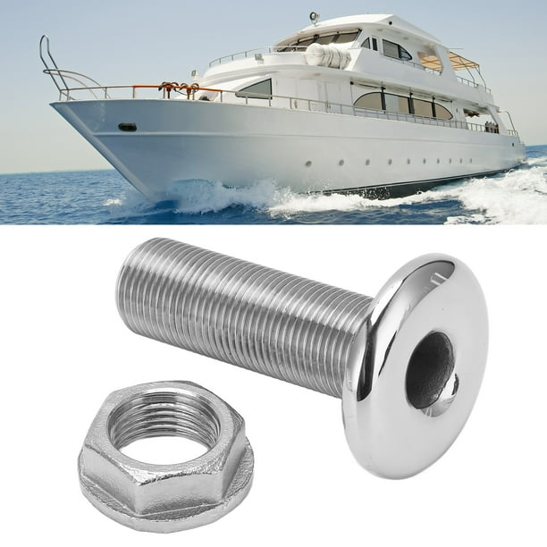 Boat Accessories,Marine Thru Hull Fitting Thru Hull Connector Boat Water  Drain Sleek Aesthetic 