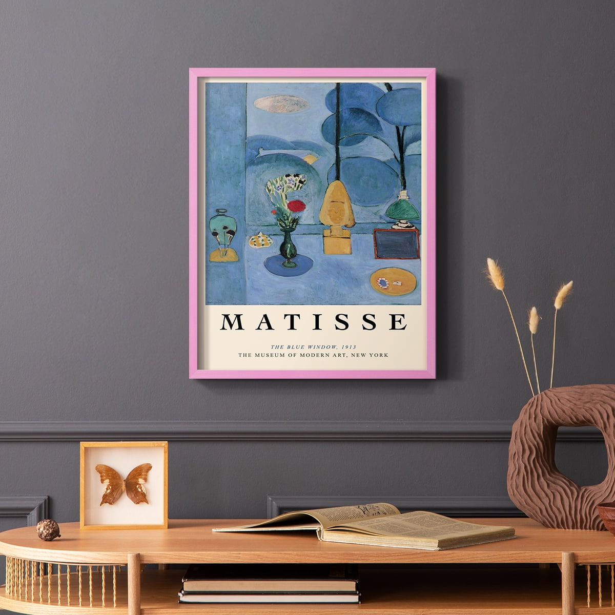 Matisse CC Framed Print in Pink Solid Wood 8 x 10 Framed Print