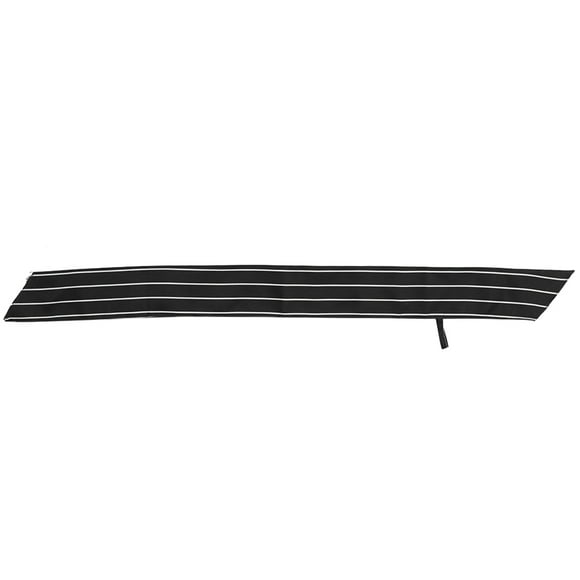 Élégant chef écharpe cravate cuisine chef cuisinier foulard pour femmes et hommes(Noir + blanc)