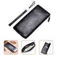 thumbnail image 3 of Long Men Zipper Purse Portable Wallet Multi-function Long Purse Cards Storage Bag, 3 of 8