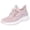Pink, variant on Women's Walking Shoes Non Slip Athletic Running Tennis Slip on Breathable Gym Workout Fashion Lace up Comfortable Sneakers Purple Size 6.5