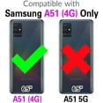 thumbnail image 2 of Compatible with Samsung Galaxy A51 4G Wallet Case and Tempered Glass Screen Protector Flower Leather Flip Card Holder Cell Phone Cover for Glaxay A 51 Gaxaly M40S 51A A515F S51 Women Men Green, 2 of 15