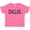 Hot Pink, variant on Inktastic Dallas in Blue Text Boys or Girls Toddler T-Shirt