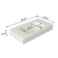 thumbnail image 7 of Modern Bathroom Vanity Stone Resin Solid Surface Bathroom Vanity Basin Sink,Wooden Bathroom Vanity, 7 of 7