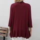 thumbnail image 4 of Blusa de manga 3/4 para mujer, informal, cómoda, de color sólido. Pompotops qwe20491, 4 of 9