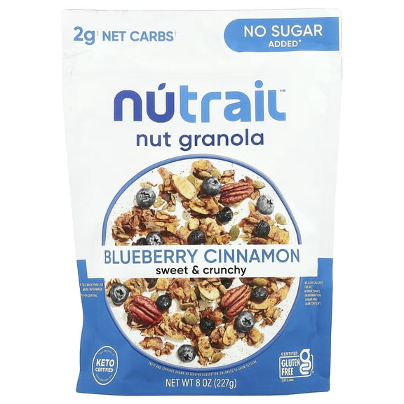 NuTrail - Nut Granola Blueberry Cinnamon No Sugar