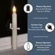 thumbnail image 4 of Velas Led Conos Sin Llama, Efectos de Llama Parpadeante Realista, Seguras, Funcionan con Pilas, Elegante Decorar El Hogar, Fiestas y Bodas, Juego de 2 Piezas, Temporizador Automático., 4 of 6