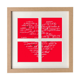 thumbnail image 1 of Marco de escritorio En forma de corazon Unbranded 4 aperturas 27.8 cm, 1 of 4