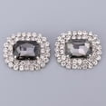 thumbnail image 3 of tredstone Rhinestone Shoe Clips Wedding Buckle DIY Bride Shoe Decorative Charms Gray, 3 of 8