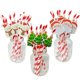 thumbnail image 2 of 10/20/50 pajitas navideñas de papel desechables con forma de Papá Noel, árbol, muñeco de nieve, hombre de jengibre, medias, pajitas con patrón de campana, 2 of 5