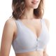 thumbnail image 1 of Sujetador, Sujetador de lactancia para mujer Cierre frontal Sin aros Bralettes suaves acolchados par Meterk Gris claro/Grande, 1 of 7