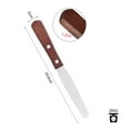 thumbnail image 4 of Spatule Cireuse, Spatule en Acier Inoxydable Durable Spatule d'Application de Cire Réutilisable en Métal Couteau à Mélanger Applicateur Manche en Bois Outil d'Épilation, 4 of 8