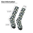 thumbnail image 5 of Haiem Lilies Flowers Socks, Funny Novelty Crazy Design Cotton Socks Sports Socks Knee High Socks For Men, Women,1Pairs - Gift For Working Friends, 5 of 9